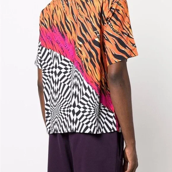 NWT VANS VAULT X ARIES SHIRT DISTORTED CHECK SZ XS Button Up Men's Casual Shirt - Picture 4 of 4